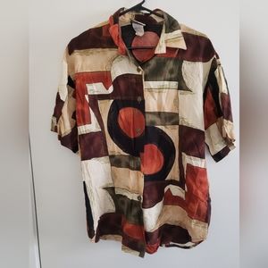 Caliché Collection geometrical top Size Large